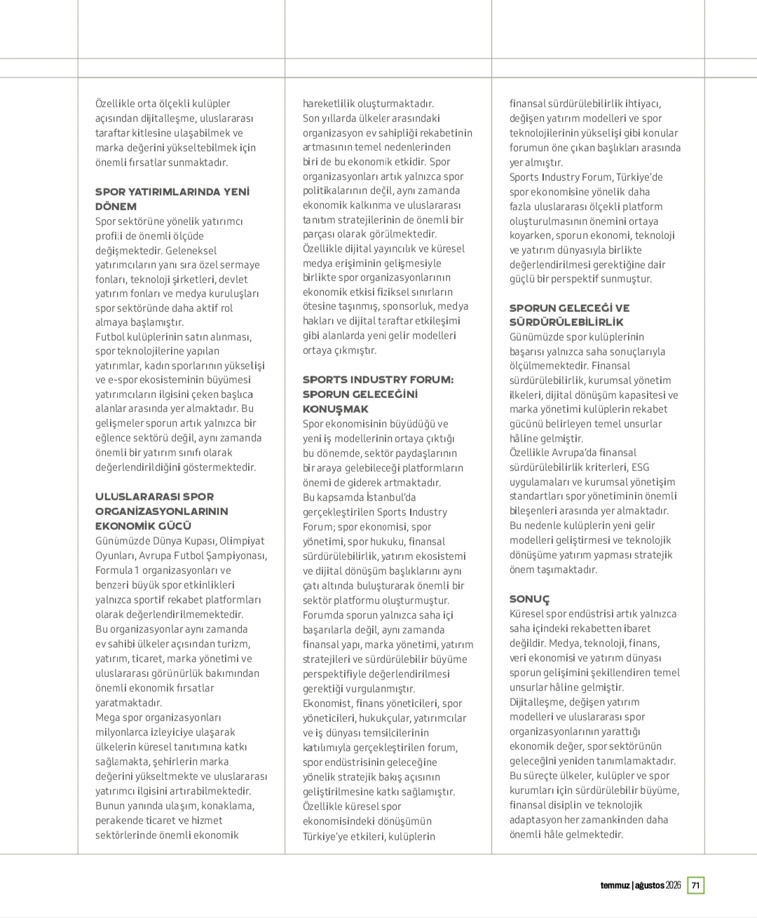 Sürdürülebilir Üretim Magazine — 3